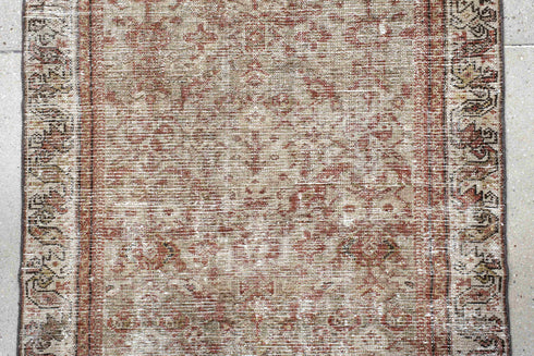 Vintage Hamadan Runner Rug (3' x 13')